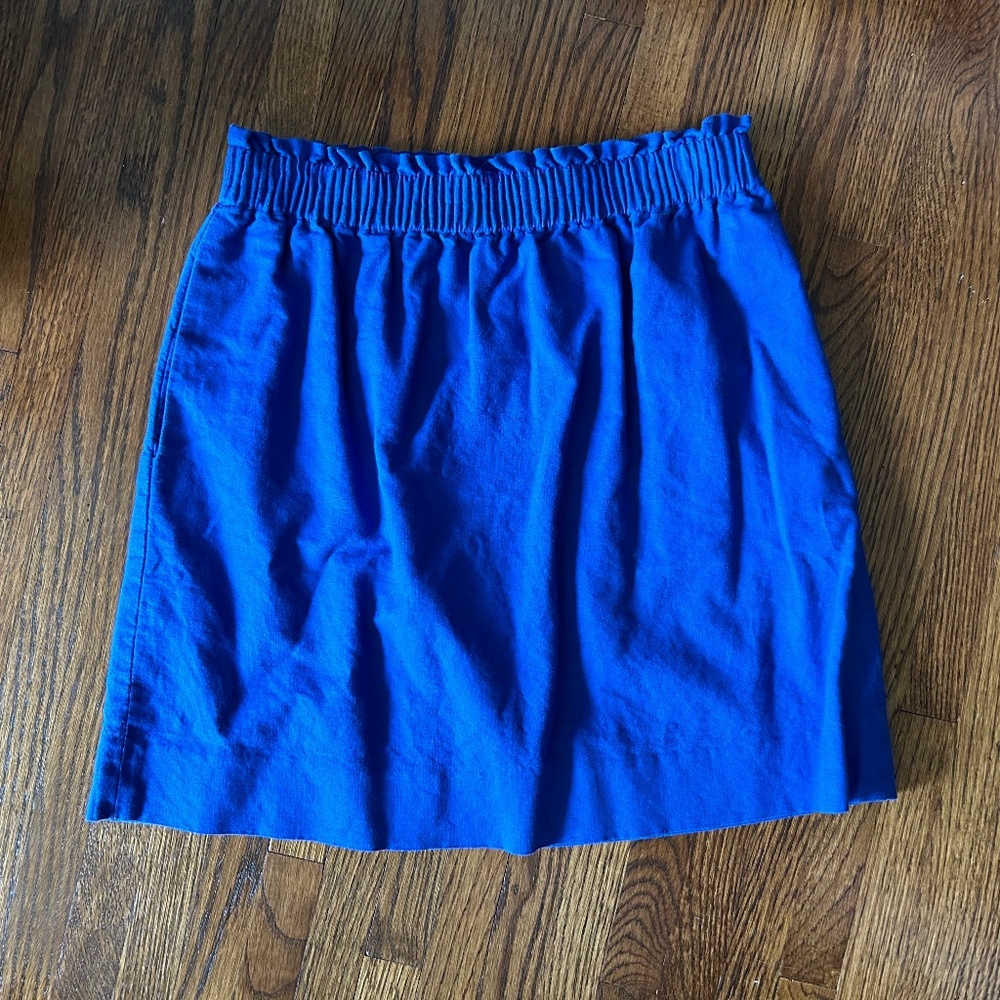 J. Crew Blue Pencil Skirt